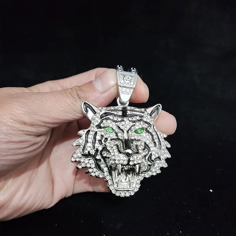 Hip Hop 3D Tiger Pendant