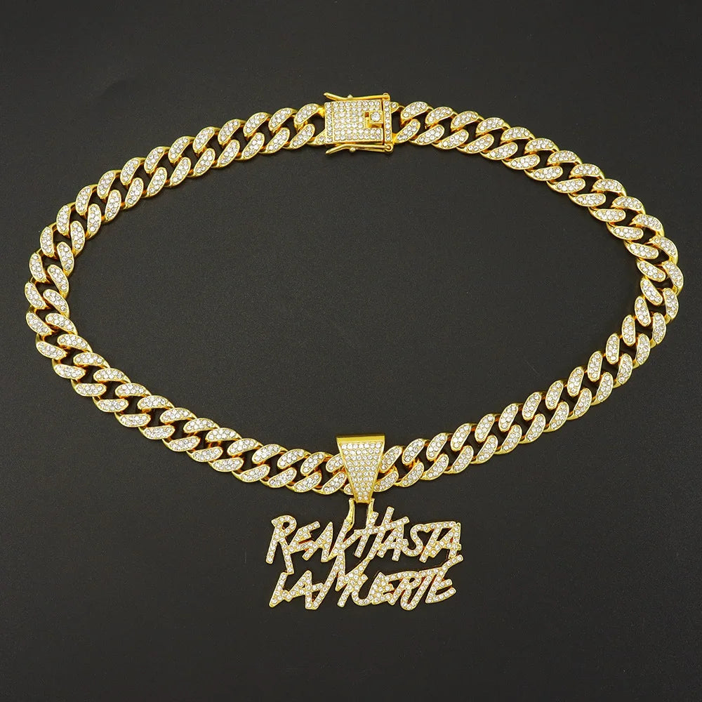 Hip Hop Letter Pendant Chain