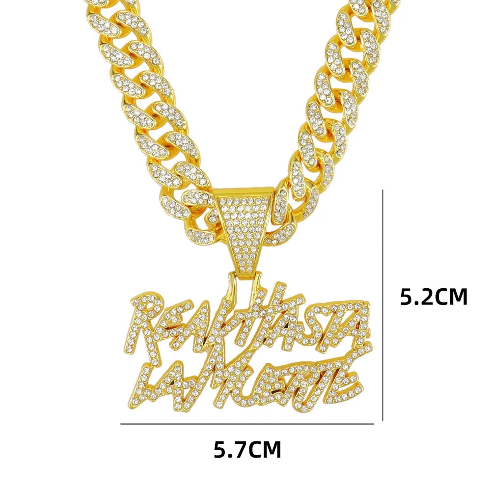 Hip Hop Letter Pendant Chain