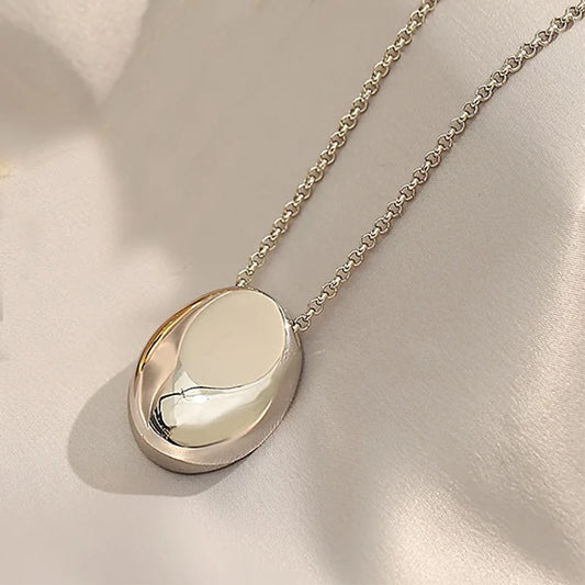 Oval Pendant Necklace