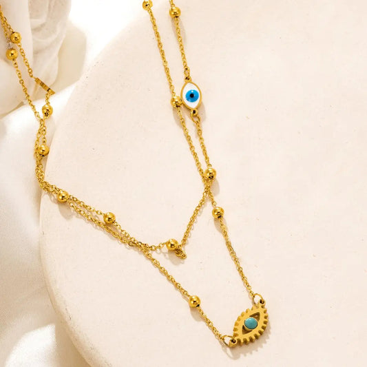 Retro Embossed Tulip Pendant Necklace