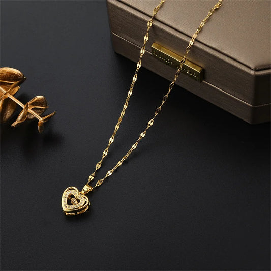 Beating Heart Pendant Necklace