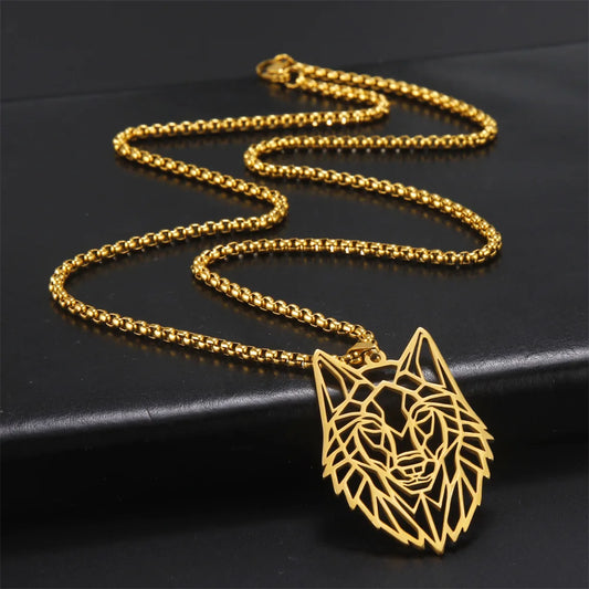 Wolf Pendant Necklace