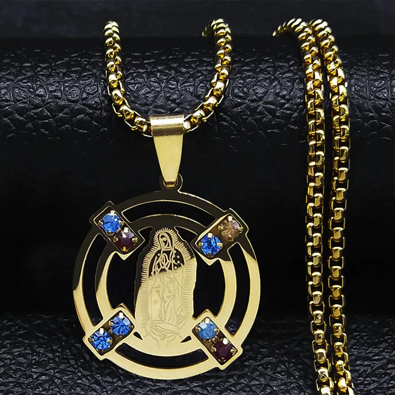 Sacred Cross Pendant Necklace