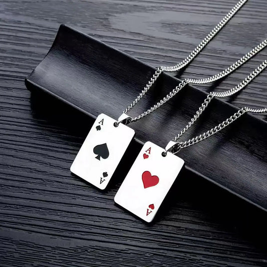Spade & Heart Pendant Necklace