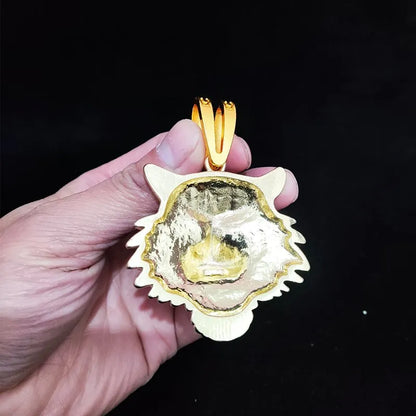 Hip Hop 3D Tiger Pendant