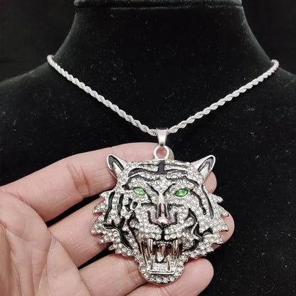 Hip Hop 3D Tiger Pendant