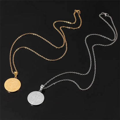 San Benito Medal Pendant Necklace