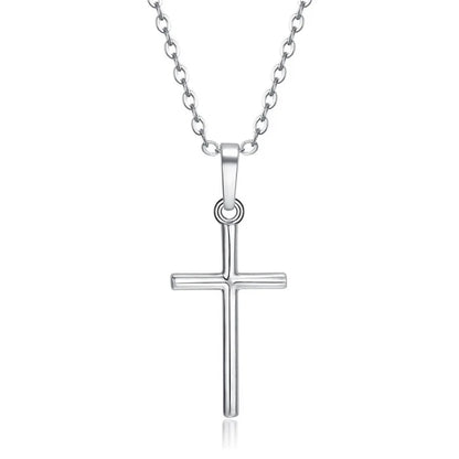 Crystal Cross Pendant Necklace