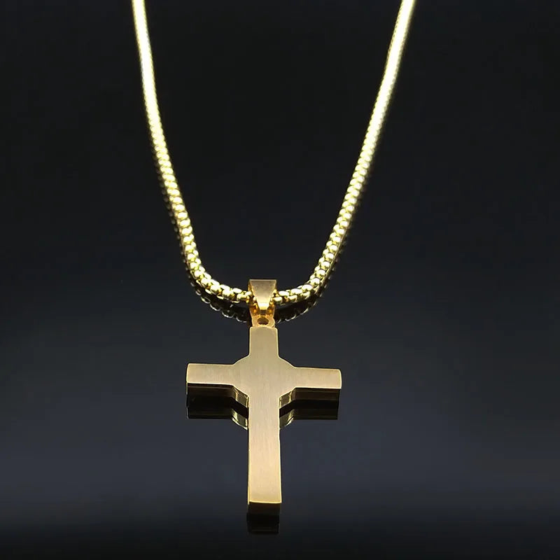 Sacred Cross Pendant Necklace