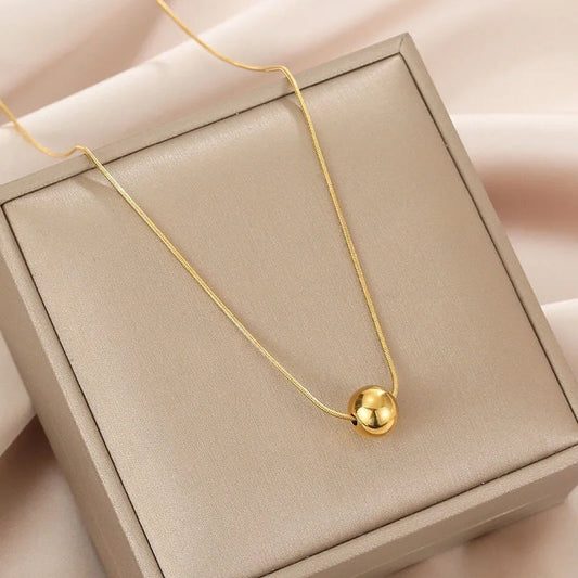 Round Bead Necklace