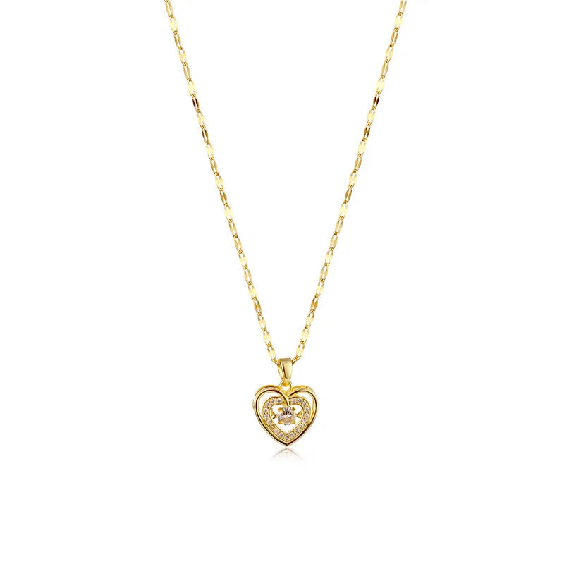 Beating Heart Pendant Necklace