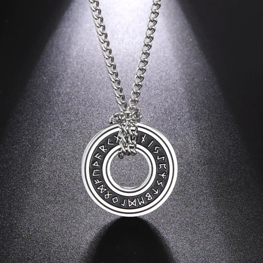 Vintage Nordic Rune Necklace