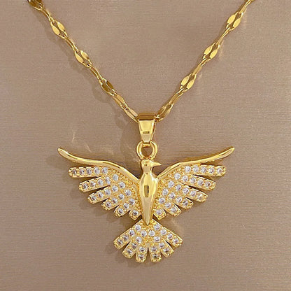 Phoenix Eagle Pendant Necklace