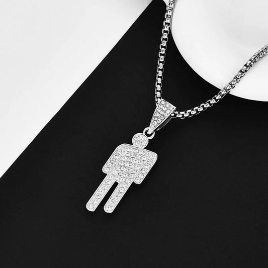 Creative Tilted Head Necklace