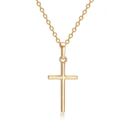 Silver Christian Cross Necklace