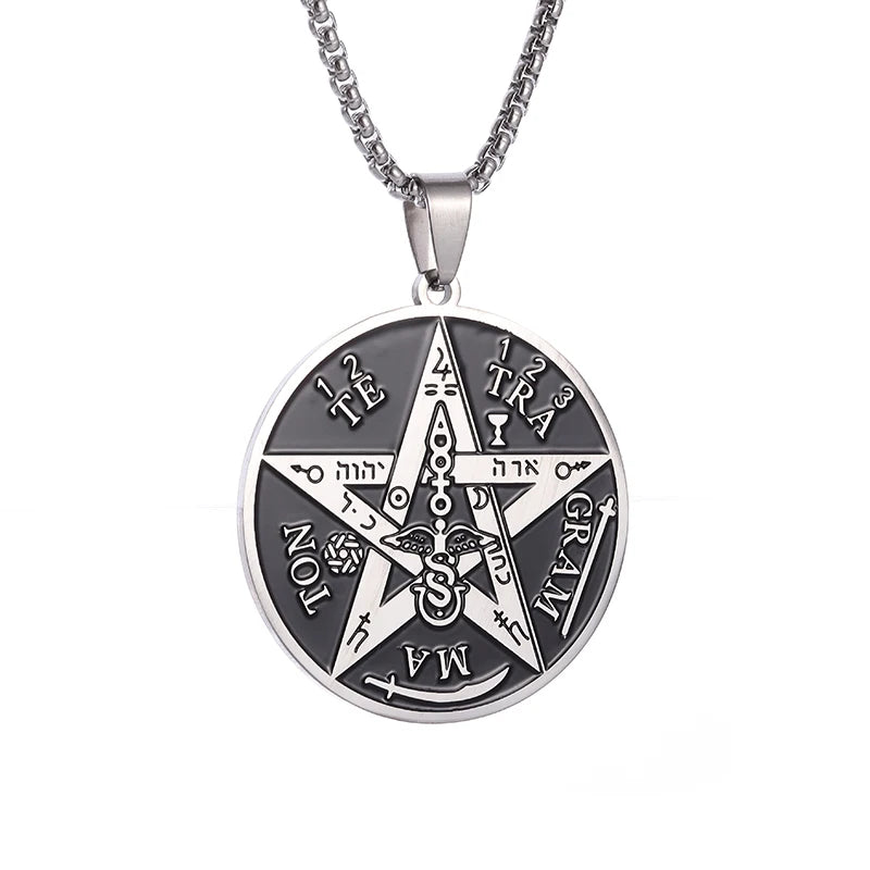 Witchcraft Pentagram Stainless Steel Necklace