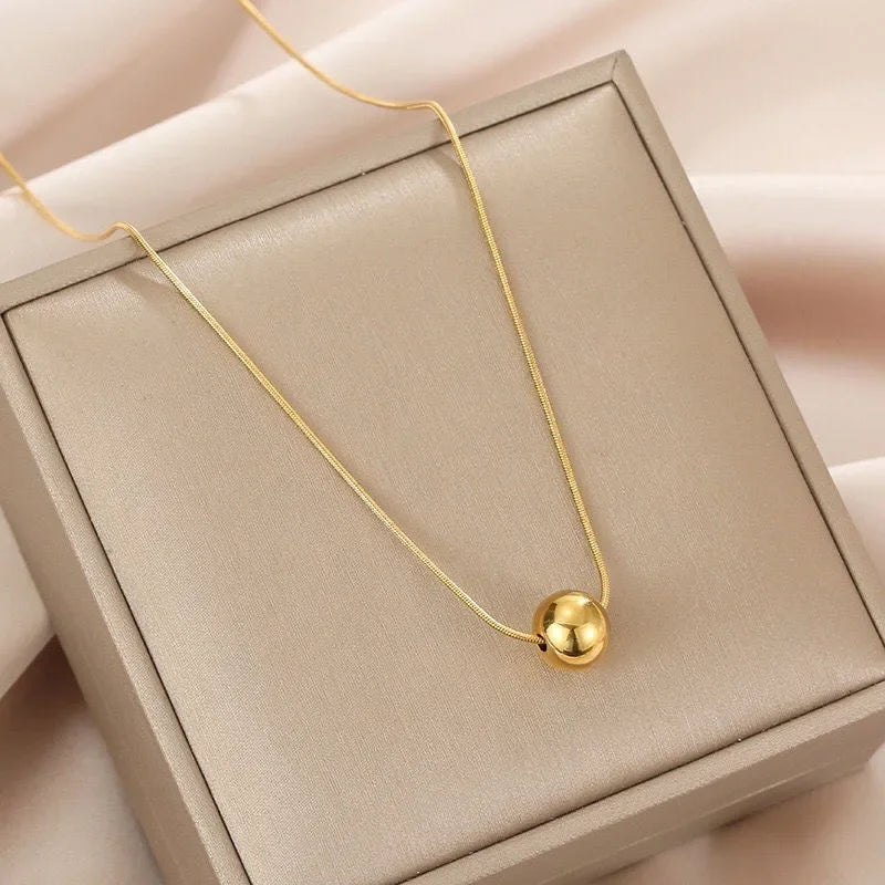 Round Bead Necklace