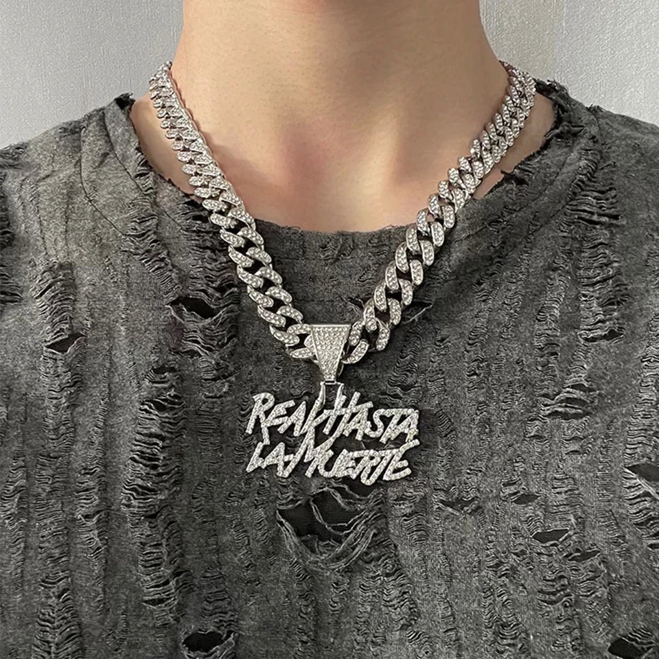 Hip Hop Letter Pendant Chain