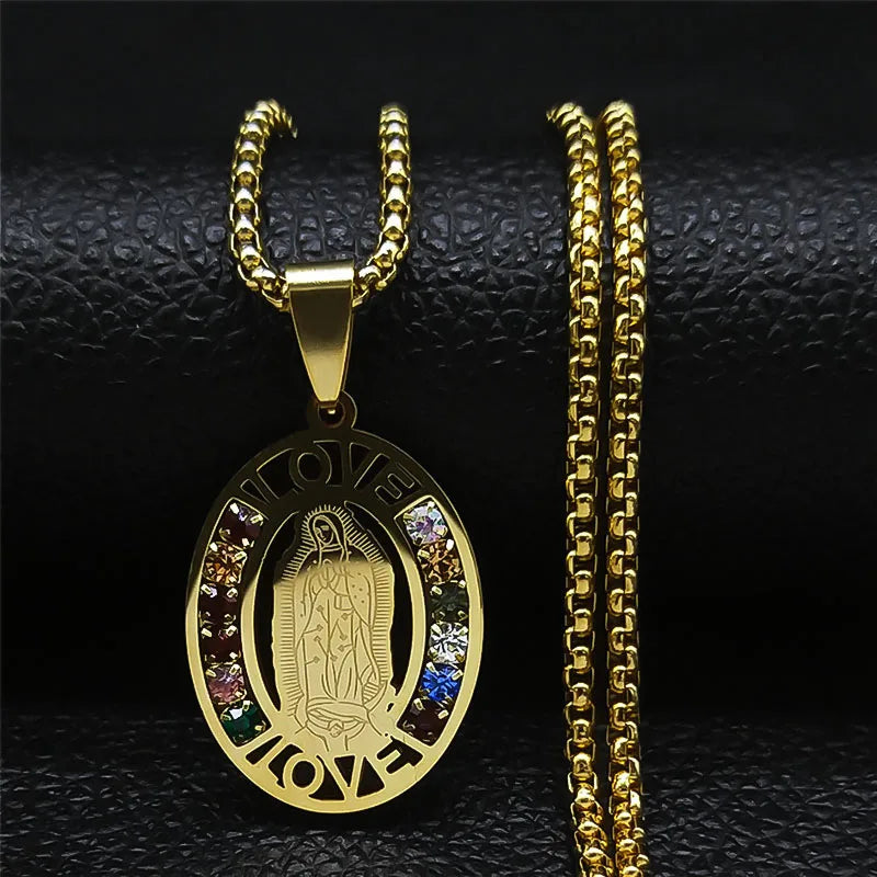 Sacred Cross Pendant Necklace