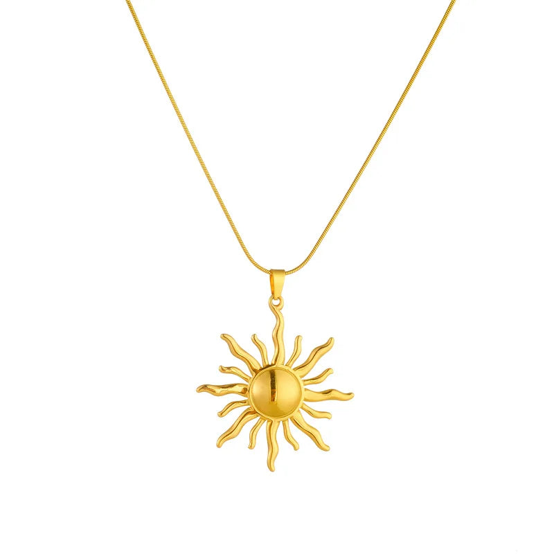 Sun Pendant Necklace