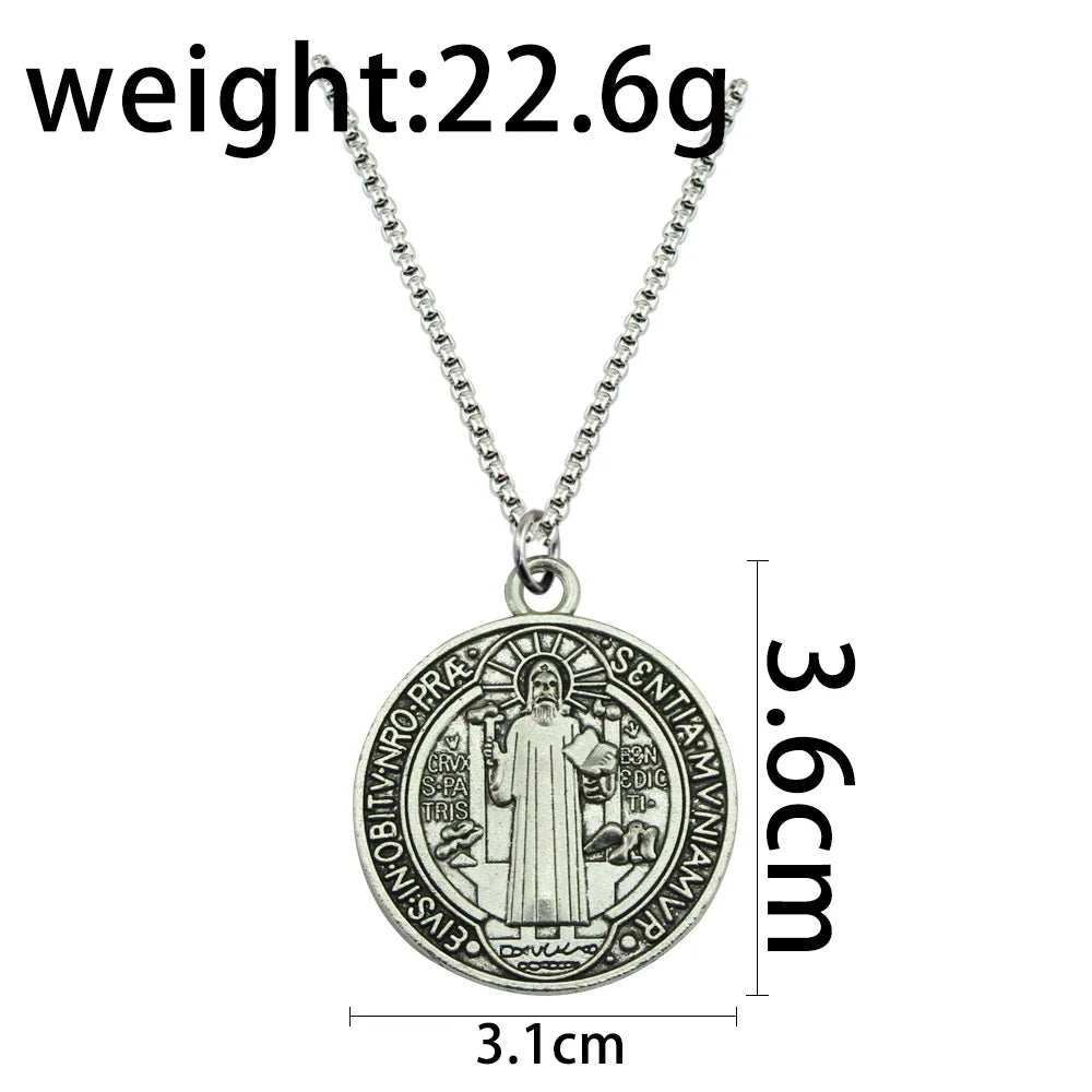 Saint Benedict Medal Necklace