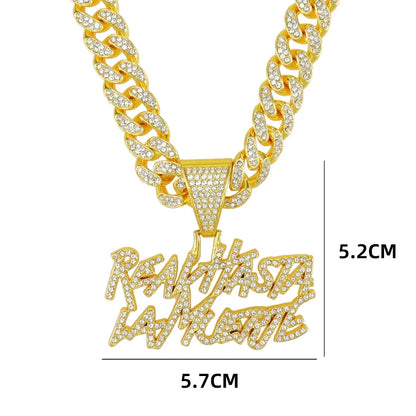 Hip Hop Letter Pendant Chain