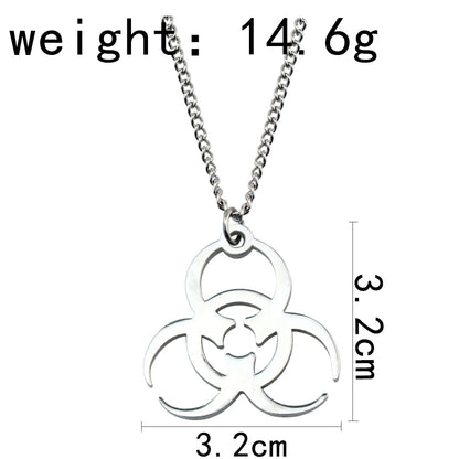 Biochemical Crisis Symbol Pendant Necklace