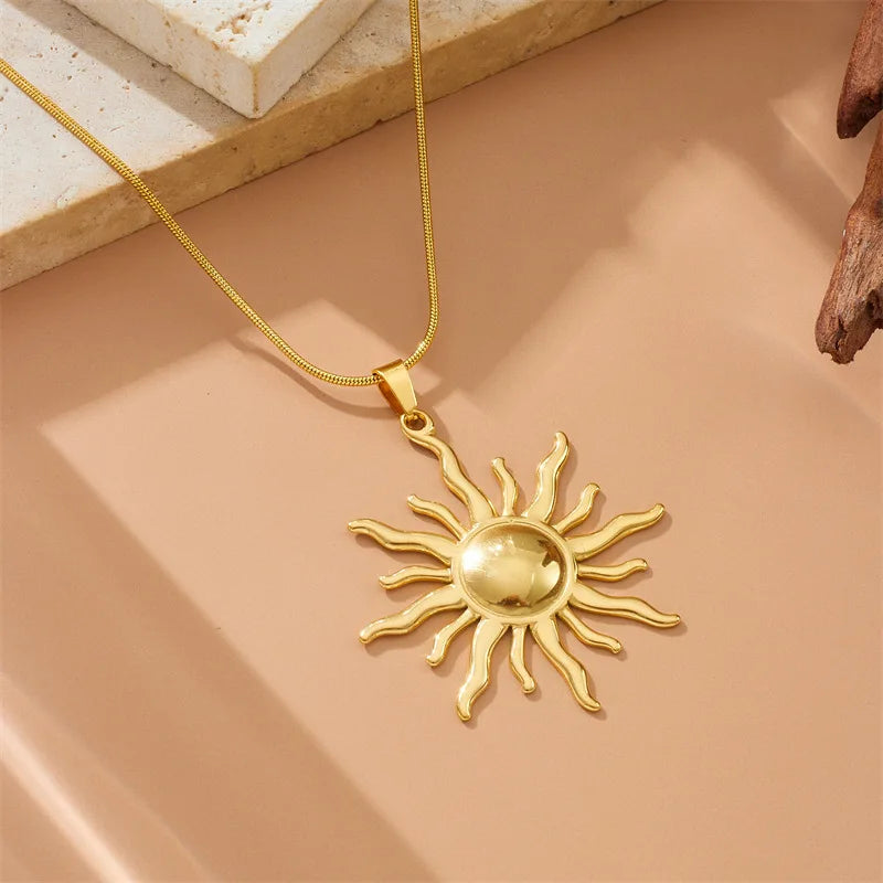 Sun Pendant Necklace