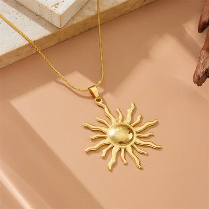 Sun Pendant Necklace