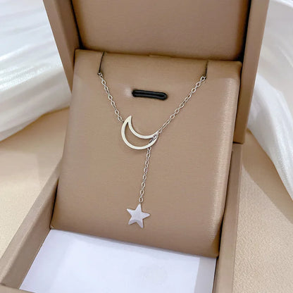 Moon Star Pendant Necklace