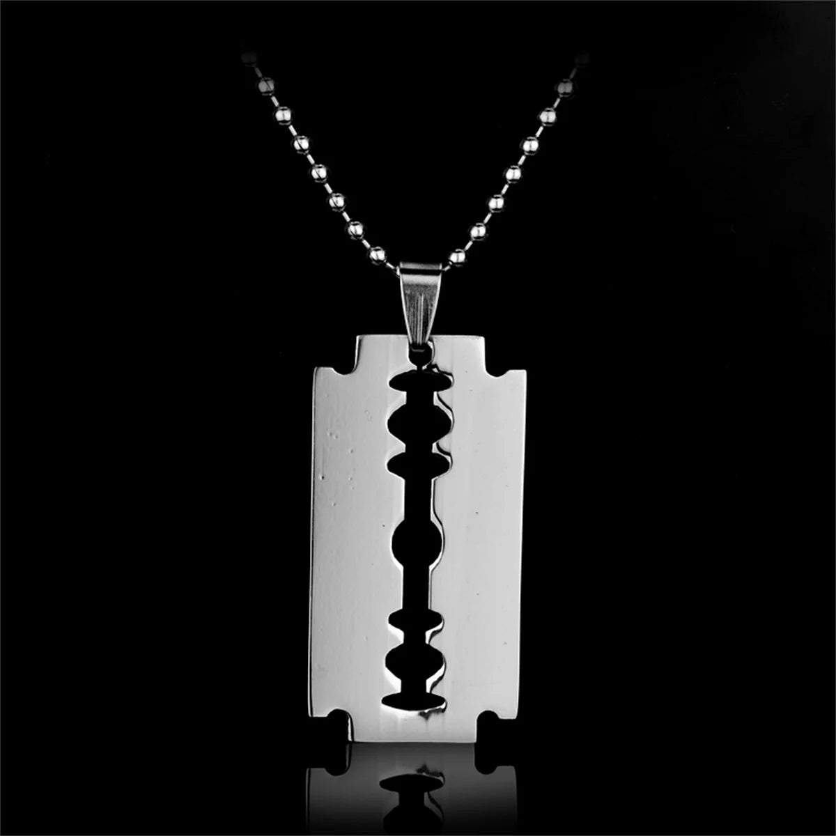 Stainless Steel Razor Pendant