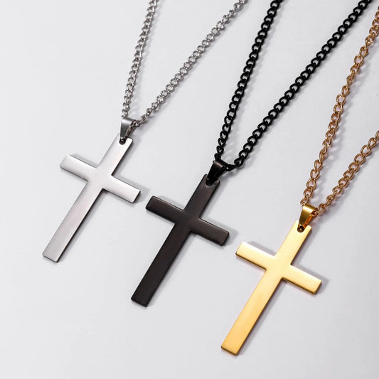 Stainless Steel Cross Necklace