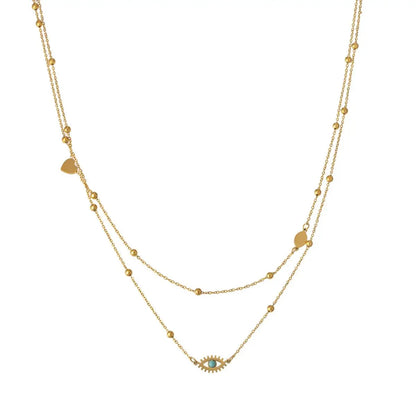 Retro Embossed Tulip Pendant Necklace