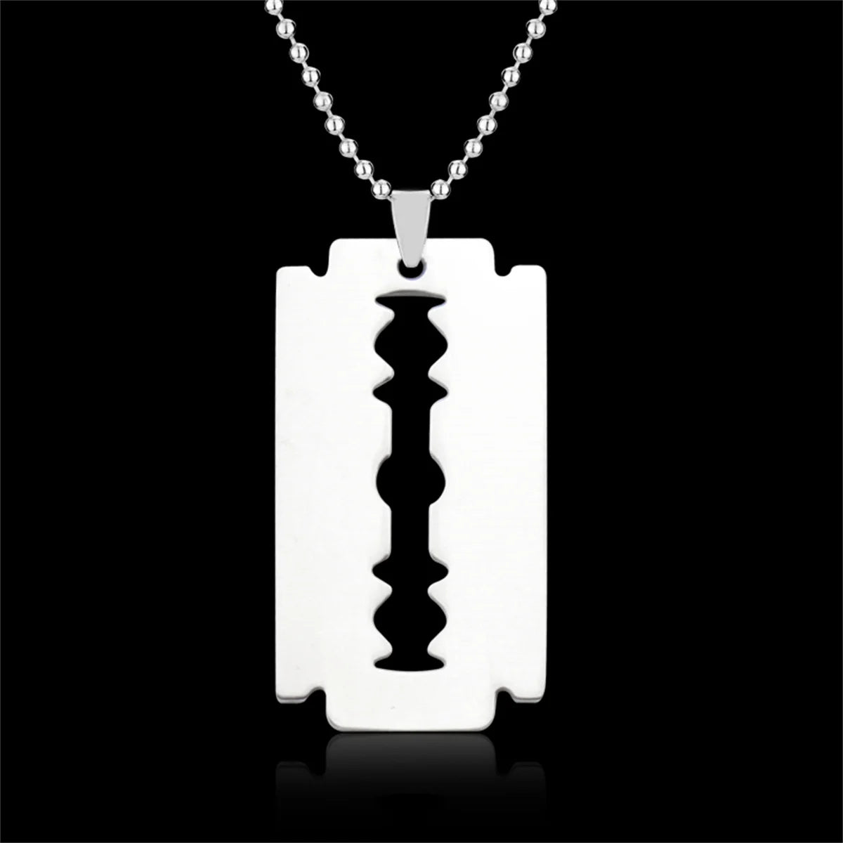 Stainless Steel Razor Pendant