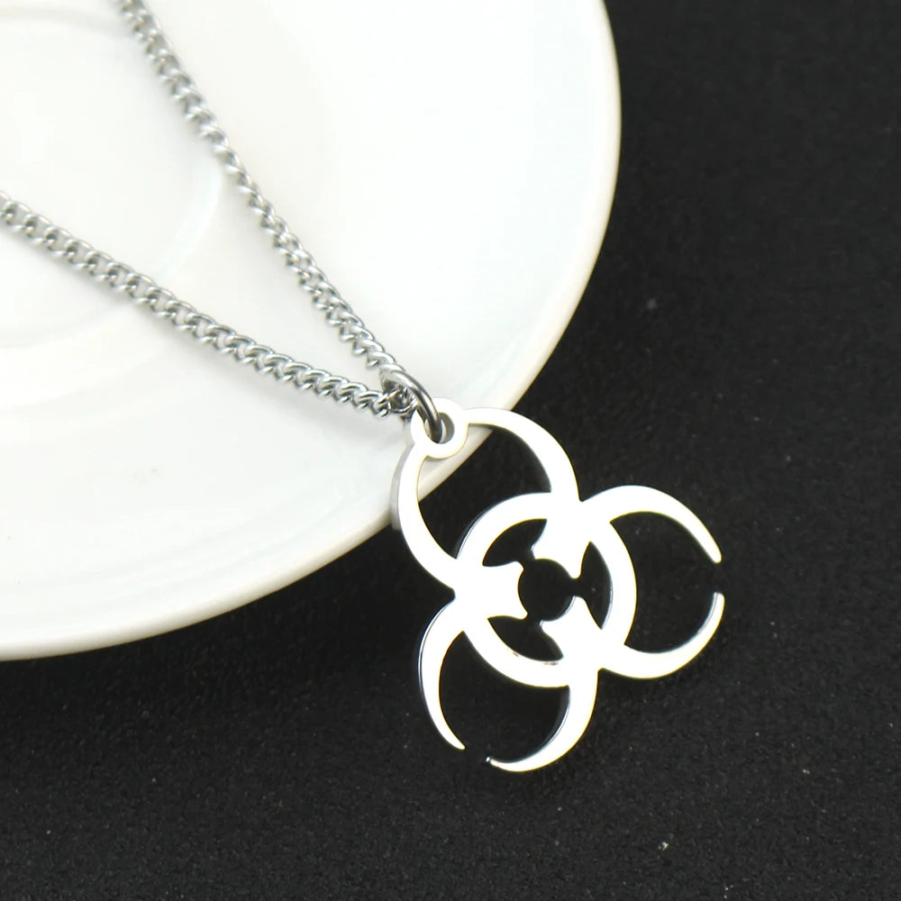 Biochemical Crisis Symbol Pendant Necklace
