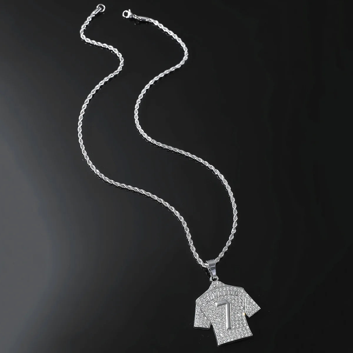 CR7 Zircon Pendant Necklace