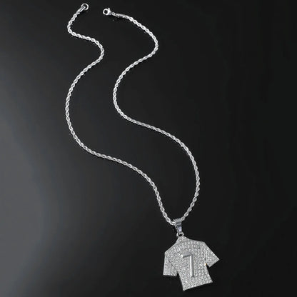 CR7 Zircon Pendant Necklace
