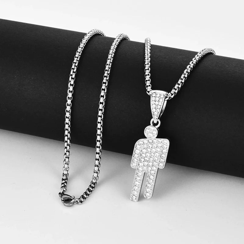 Creative Tilted Head Necklace