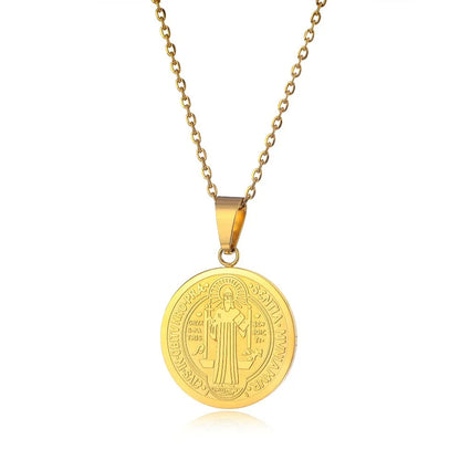 Saint Benedict Cross Necklace