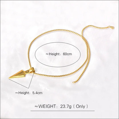 1 Women's European And American Trendy Small Arrow Pendant Necklace For Outdoor Travel Parties And Holiday Gifts High Quality