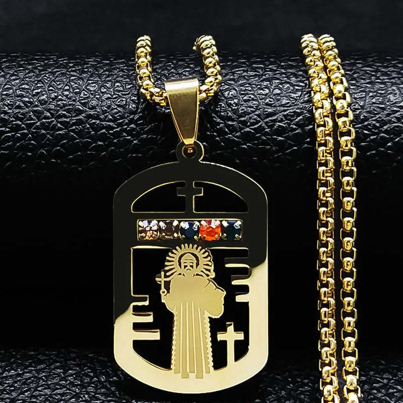 Sacred Cross Pendant Necklace