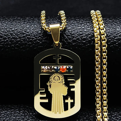Sacred Cross Pendant Necklace