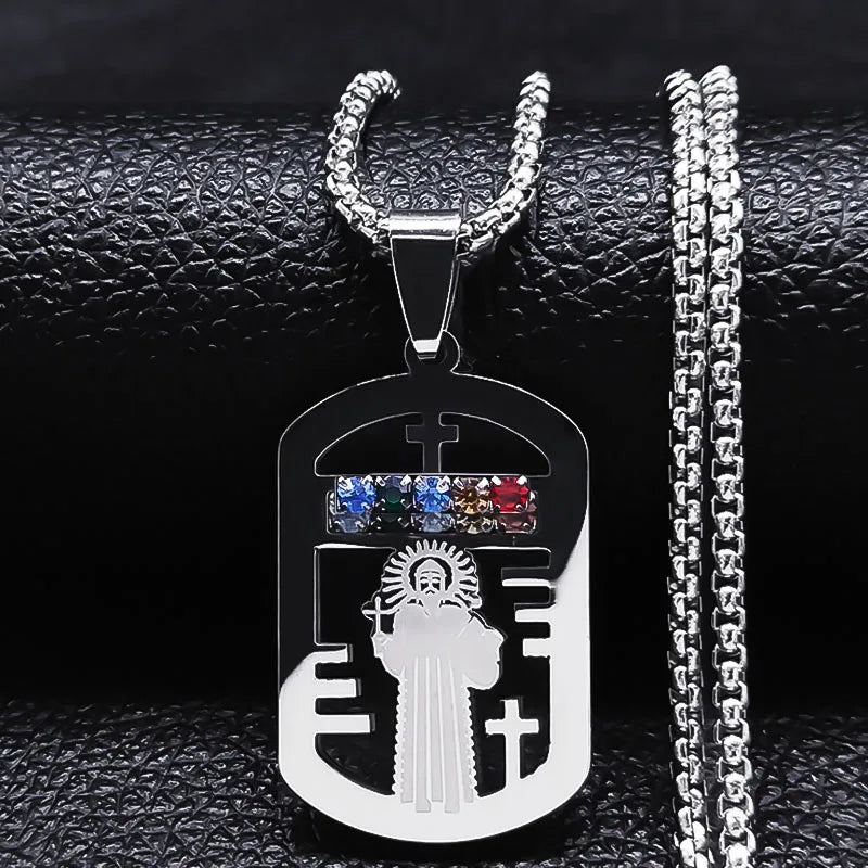 Sacred Cross Pendant Necklace
