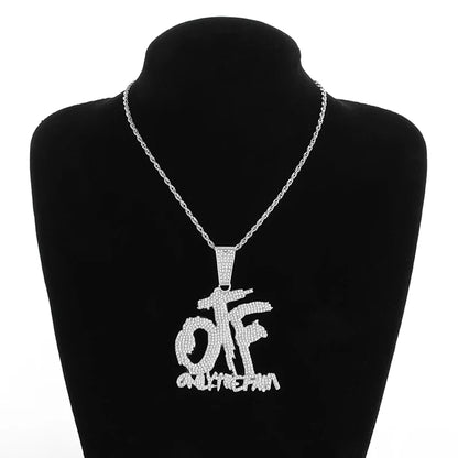 Ice Crystal Letter Pendant