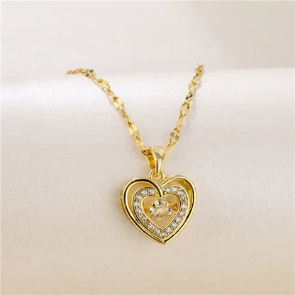 Beating Heart Pendant Necklace