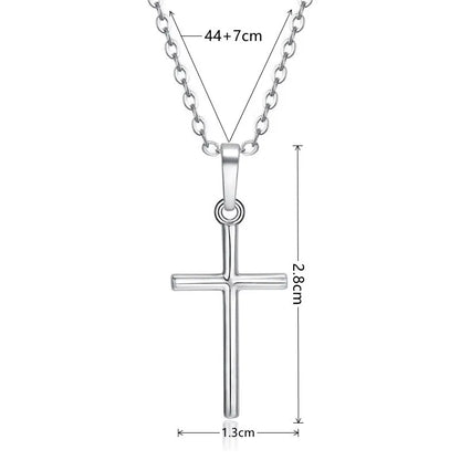 2pcs Unisex Alloy Pendant Necklace – Gold & Silver Set