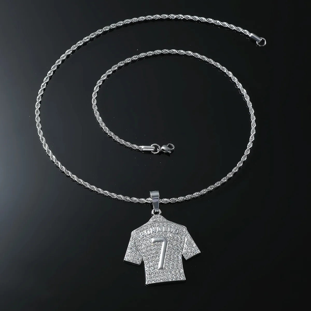CR7 Zircon Pendant Necklace