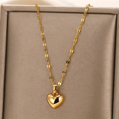 Love Heart Pendant Necklace