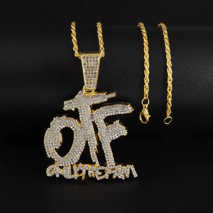 Ice Crystal Letter Pendant